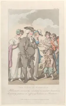 Frontispiece: The Vicar of Wakefield, from "The Vicar of Wakefield", May 1, 1817., May 1, 1817. Creator: Thomas Rowlandson