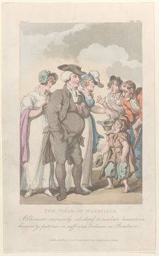 Frontispiece: The Vicar of Wakefield, from "The Vicar of Wakefield", May 1, 1817., May 1, 1817. Creator: Thomas Rowlandson