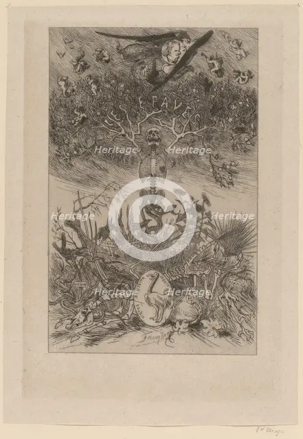 Frontispiece: The Waifs (Les Epaves), 1868. Creator: Félicien Rops.