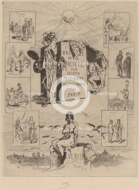 Frontispiece: The Dregs of Society (Les bas-fonds de la societe), 1864. Creator: Félicien Rops.