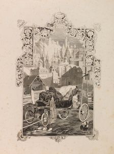 Frontispiece to novelette Tarantas (The Tarantass) by Vladimir Sollogub, 1845. Creator: Gagarin, Grigori Grigorievich (1810-1893)