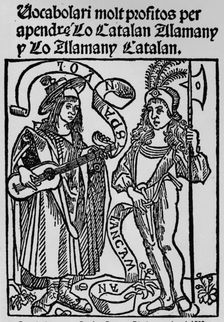 Frontispiece to a Catalan-German Dictionary dated 1502 (1934)