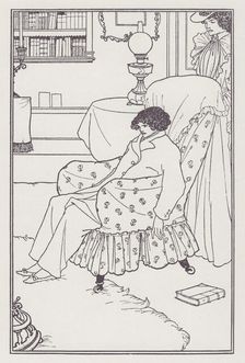 Frontispiece to An Evil Motherhood. Elkin Mathews, 1895. Creator: Aubrey Beardsley