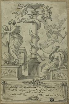 Frontispiece to Book of Architectural Studies, n.d. Creator: Unknown