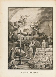 Frontispiece to Freemasonry by Alexandre Lenoir