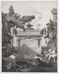 Frontispiece to "Hero and Leander", 1801. Creator: Philibert Louis Debucourt