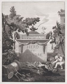 Frontispiece to "Hero and Leander", 1801. Creator: Philibert Louis Debucourt