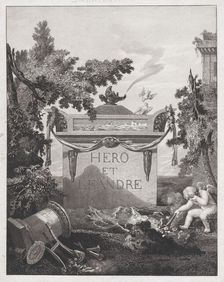 Frontispiece to "Hero and Leander", 1801. Creator: Philibert Louis Debucourt