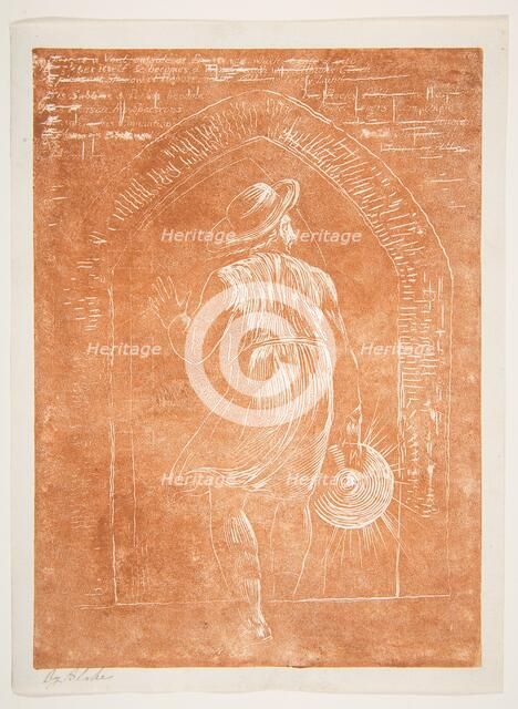 Frontispiece to Jerusalem, the Emanation of the Great Albion, [ca. 1804-20] (?). Creator: William Blake.