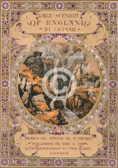Frontispiece to "Lake Scenery of England" by J. B. Pyne, 1850s. Creator: Thomas Picken.