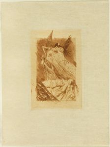 Frontispiece to Les baisers morts, 1893. Creator: Félicien Rops