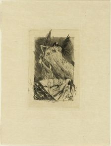 Frontispiece to Les baisers morts, 1893. Creator: Félicien Rops