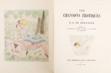 Frontispiece to Les chansons érotiques by Pierre-Jean de Béranger