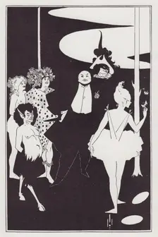 Frontispiece to "Plays" by John Davidson, 1893. Creator: Aubrey Beardsley