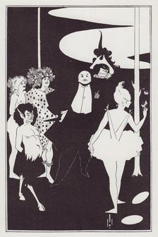 Frontispiece to "Plays" by John Davidson, 1893. Creator: Aubrey Beardsley