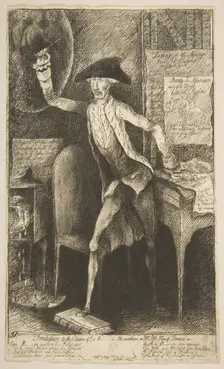 Frontispiece to the 2nd Edition of Lord St[anhop]e's Observations on Mr. Pitt's Pl..., May 29, 1786. Creator: James Sayers
