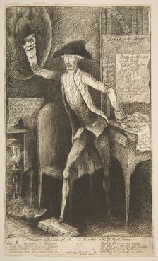 Frontispiece to the 2nd Edition of Lord St[anhop]e's Observations on Mr. Pitt's Pl..., May 29, 1786. Creator: James Sayers