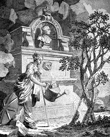 Frontispiece to the artist's catalogue c1760s.Artist: Charles Grignion