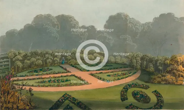 'Frontispiece to the Florists Manual', 1822. Artist: WH Timms.