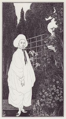 Frontispiece to The Pierrot of the Minute, 1897. Creator: Aubrey Beardsley