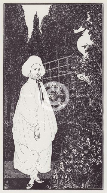 Frontispiece to The Pierrot of the Minute, 1897. Creator: Aubrey Beardsley.