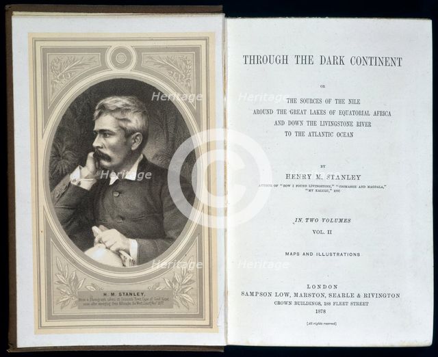Frontispiece to "Through the Dark Continent", by Henry Morton Stanley, 1878. Creator: Unknown.