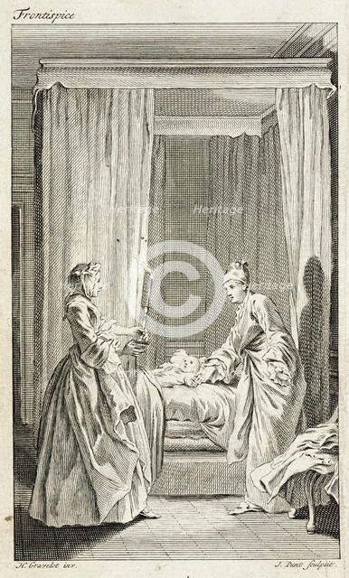 Frontispiece to Tom Jones, published 1750. Creator: Jan Punt.