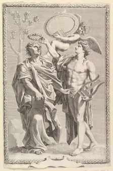 Frontispiece: Virgil, Publii Virgilii Maronis Opera, 1641. Creator: Claude Mellan