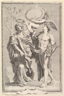Frontispiece: Virgil, Publii Virgilii Maronis Opera, 1641. Creator: Claude Mellan