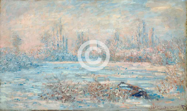 Frost, 1880. Artist: Monet, Claude (1840-1926)