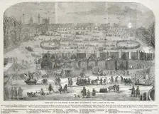 Frost Fair on the Thames in the Reign of Charles II London, 1683