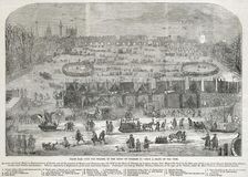 Frost Fair on the Thames in the Reign of Charles II London, 1683