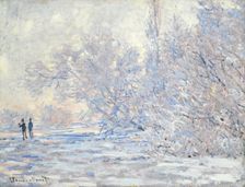 Frost in Giverny (Le Givre à Giverny), 1885. Artist: Monet, Claude (1840-1926)