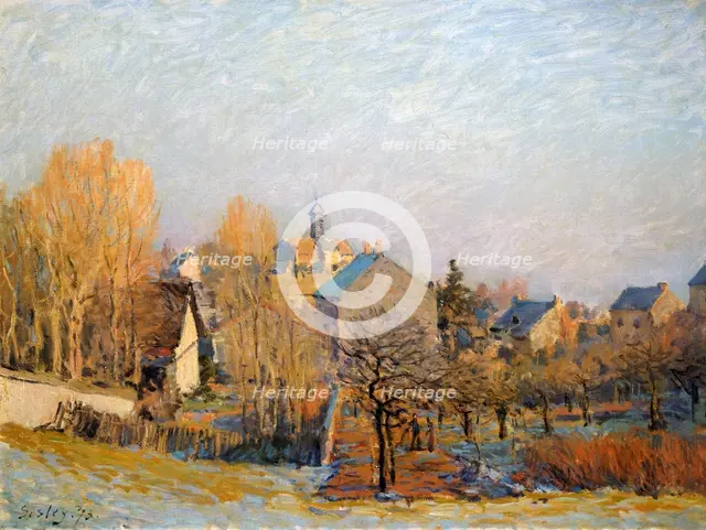 'Frost in Louveciennes', 1873.  Artist: Alfred Sisley