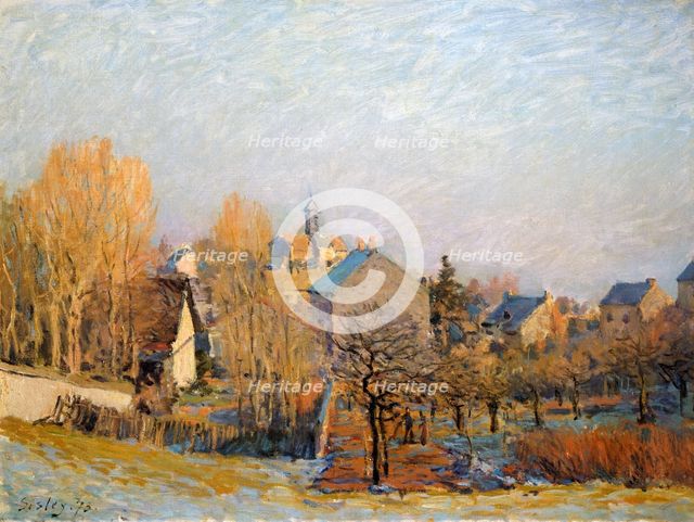 'Frost in Louveciennes', 1873.  Artist: Alfred Sisley