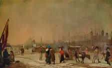 Frost on the Thames 1788-1789, (1930). Creator: Samuel Collings