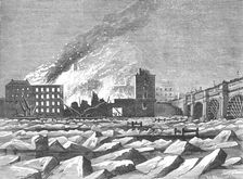 Frost on the Thames, 1897. Artist: J Quartley