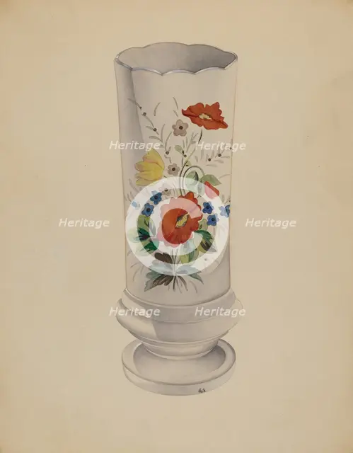 Frosted Glass, c. 1937. Creator: Edward White.