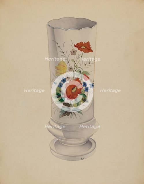 Frosted Glass, c. 1937. Creator: Edward White.