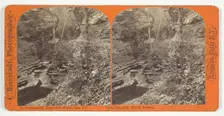 Frowning Cliff, distant view, Watkins Glen, N.Y., 1863/1903. Creator: Charles Bierstadt