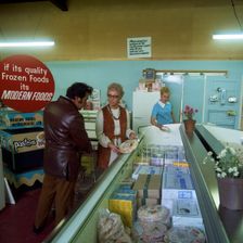 Frozen food shop, Mexborough, South Yorkshire, 1972. Creator: Michael Walters