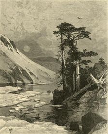 Frozen Lake, Foot of James's Peak 1874. Creator: Charles Maurand