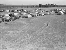 FSA migrant labor camp, Calipatria, Imperial Valley, California, 1939. Creator: Dorothea Lange