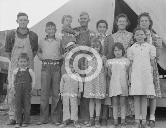 FSA migratory labor camp, Brawley, Imperial Valley, 1939. Creator: Dorothea Lange.