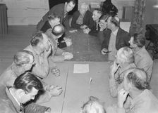 FSA camp for migratory agriculture workers, Farmersville, California, 1939. Creator: Dorothea Lange