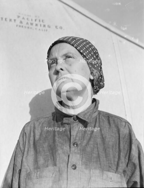 FSA emergency migratory labor camp, Calipatria, Imperial Valley, 1939. Creator: Dorothea Lange.