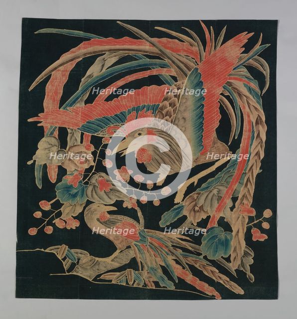 Futon Cover (Futonji), Japan, Meiji period (1868-1912), 19th century. Creator: Unknown.