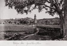 Futtehpore Sikri, General View of the Ruins, Late 1860s. Creator: Samuel Bourne