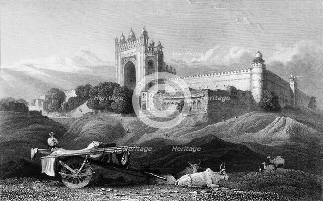 'Futtypore Sicri', 1834. Creator: William Purser.