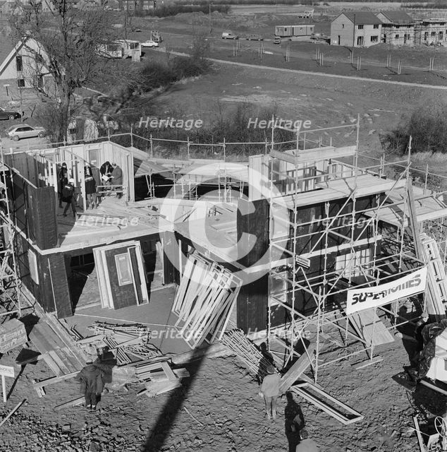 Future Home 2000, Coleshill Place, Bradwell Common, Bradwell, Milton Keynes, 03/02/1981. Creator: John Laing plc.